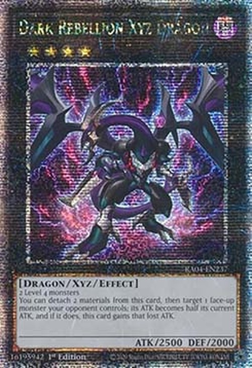Yu-Gi-Oh! RA04 Dark Rebellion Xyz Dragon (V.2 - Quarter Century Secret Rare