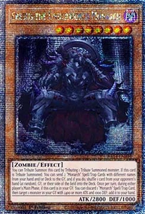 Yu-Gi-Oh! RA04 Erebus the Underworld Monarch (V.5 - Quarter Century Secret 