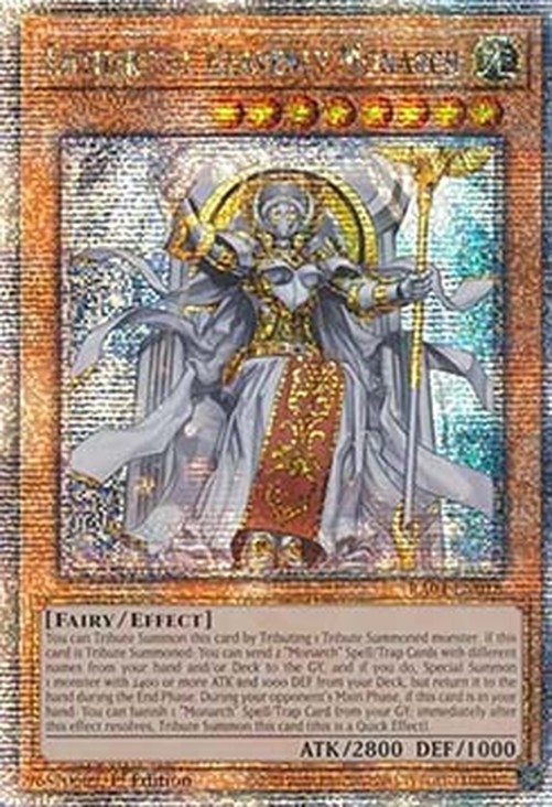Yu-Gi-Oh! RA04 Ehther the Heavenly Monarch (V.5 - Quarter Century Secret Ra
