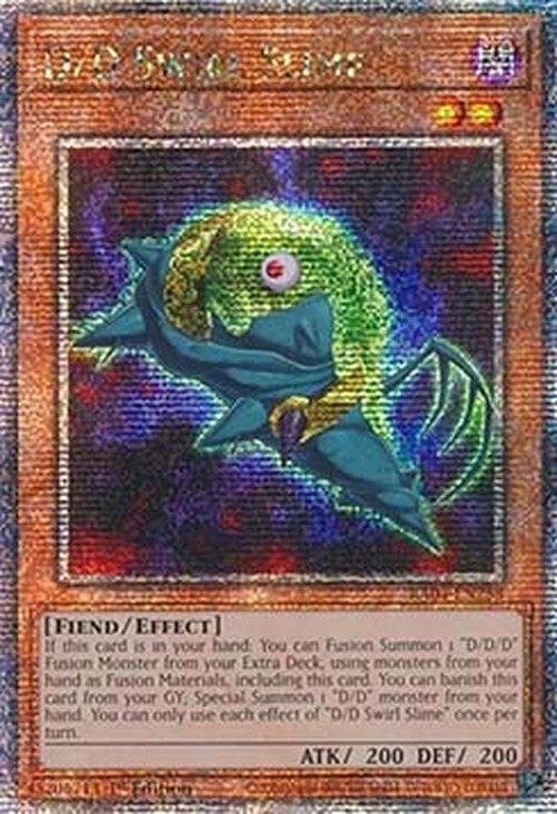 Yu-Gi-Oh! RA04 D/D Swirl Slime (V.2 - Quarter Century Secret Rare)