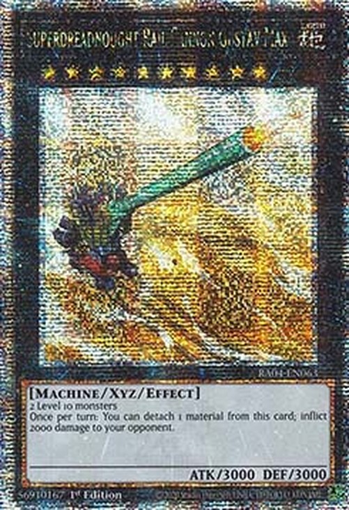 Yu-Gi-Oh! RA04 Superdreadnought Rail Cannon Gustav Max (V.5 - Quarter Centu