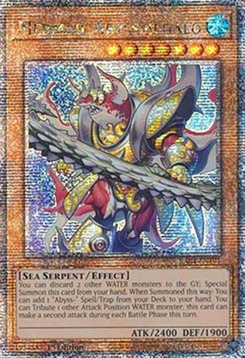Yu-Gi-Oh! RA04 Mermail Abyssmegalo (V.2 - Quarter Century Secret Rare)