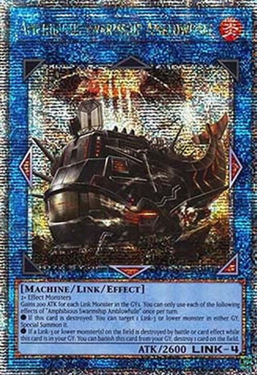 Yu-Gi-Oh! RA04 Amphibious Swarmship Amblowhale (V.5 - Quarter Century Secre