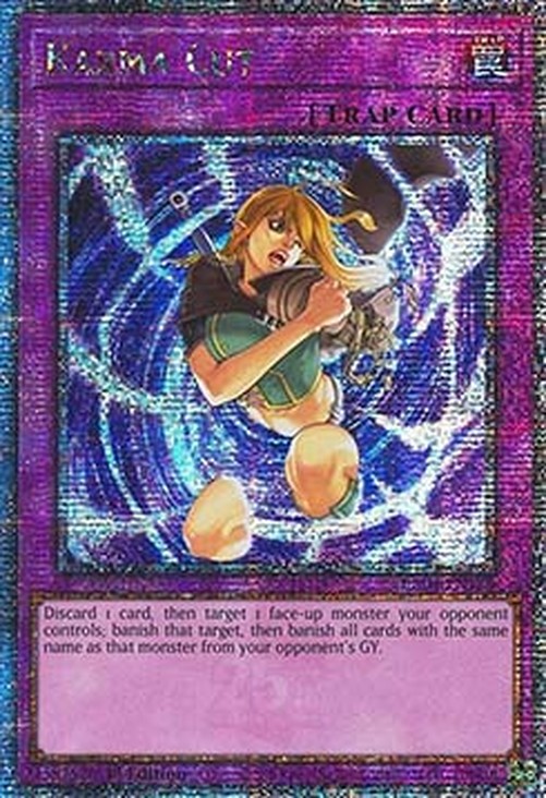 Yu-Gi-Oh! RA04 Karma Cut (V.2 - Quarter Century Secret Rare)