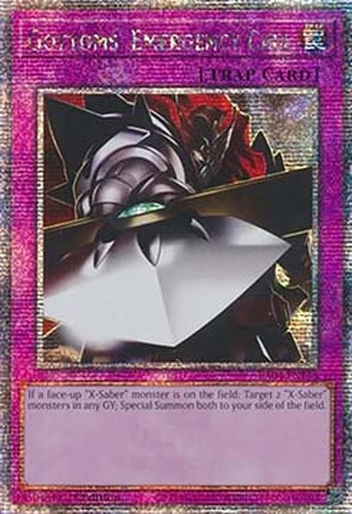 Yu-Gi-Oh! RA04 Gottoms' Emergency Call (V.2 - Quarter Century Secret Rare)