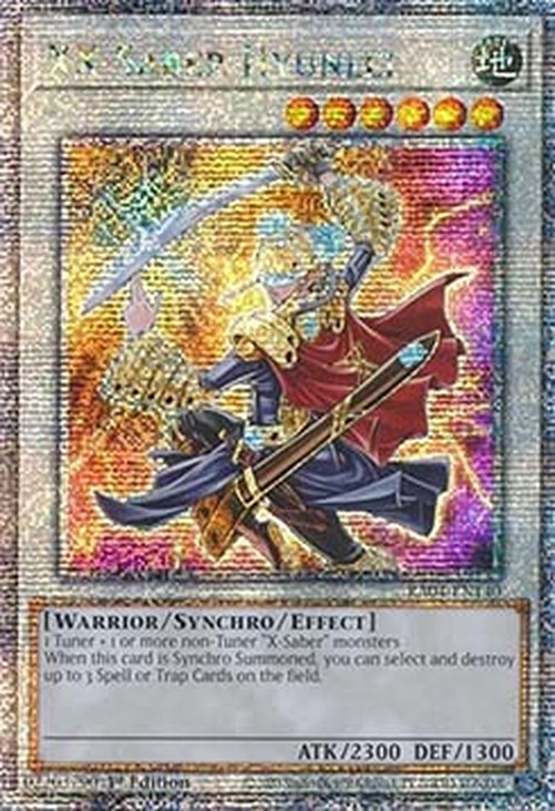 Yu-Gi-Oh! RA04 XX-Saber Hyunlei (V.2 - Quarter Century Secret Rare)