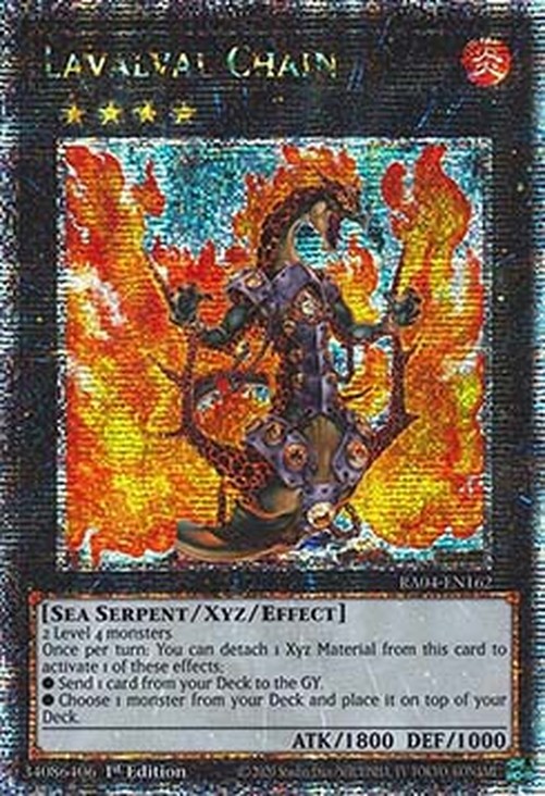 Yu-Gi-Oh! RA04 Lavalval Chain (V.2 - Quarter Century Secret Rare)
