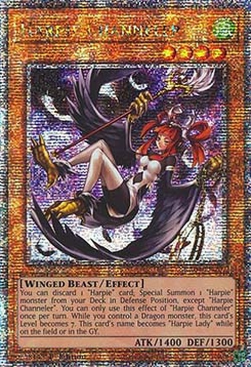 Yu-Gi-Oh! RA04 Harpie Channeler (V.2 - Quarter Century Secret Rare)