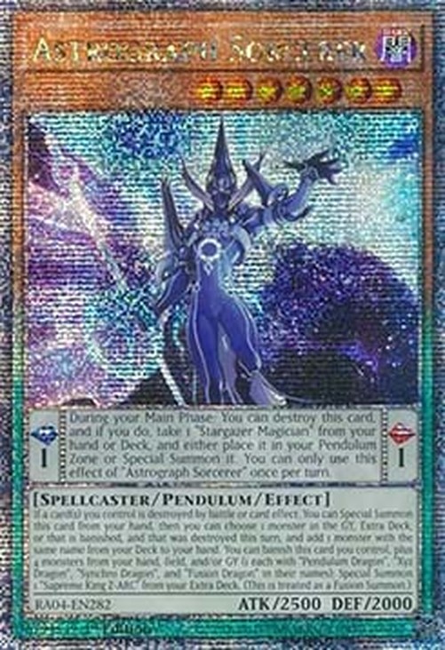 Yu-Gi-Oh! RA04 Astrograph Sorcerer (V.2 - Quarter Century Secret Rare)