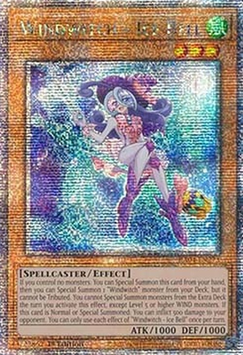 Yu-Gi-Oh! RA04 Windwitch - Ice Bell (V.2 - Quarter Century Secret Rare)