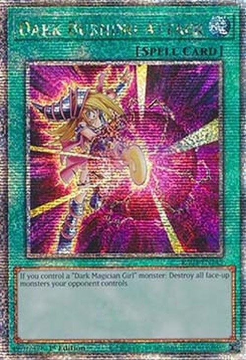 Yu-Gi-Oh! RA04 Dark Burning Attack (V.2 - Quarter Century Secret Rare)
