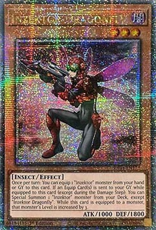 Yu-Gi-Oh! RA04 Inzektor Dragonfly (V.2 - Quarter Century Secret Rare)