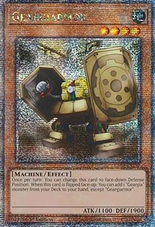 Yu-Gi-Oh! RA04 Geargiarmor (V.2 - Quarter Century Secret Rare)