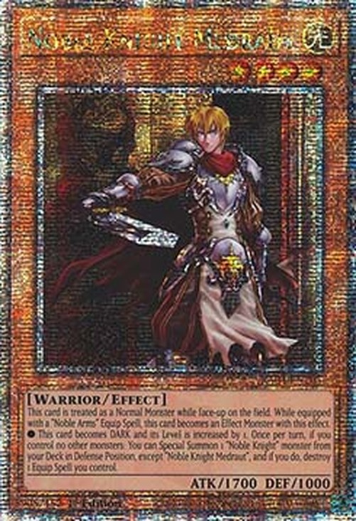 Yu-Gi-Oh! RA04 Noble Knight Medraut (V.2 - Quarter Century Secret Rare)