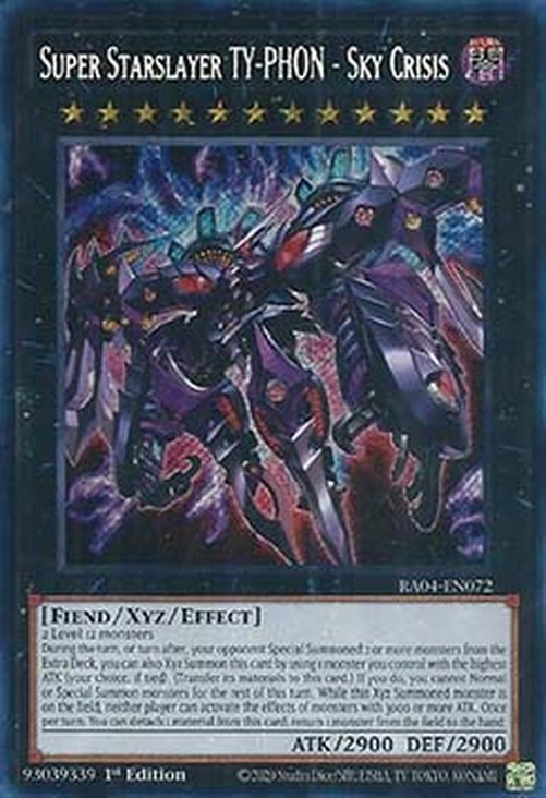 Yu-Gi-Oh! RA04 Super Starslayer TY-PHON - Sky Crisis (V.3 - Secret Rare)
