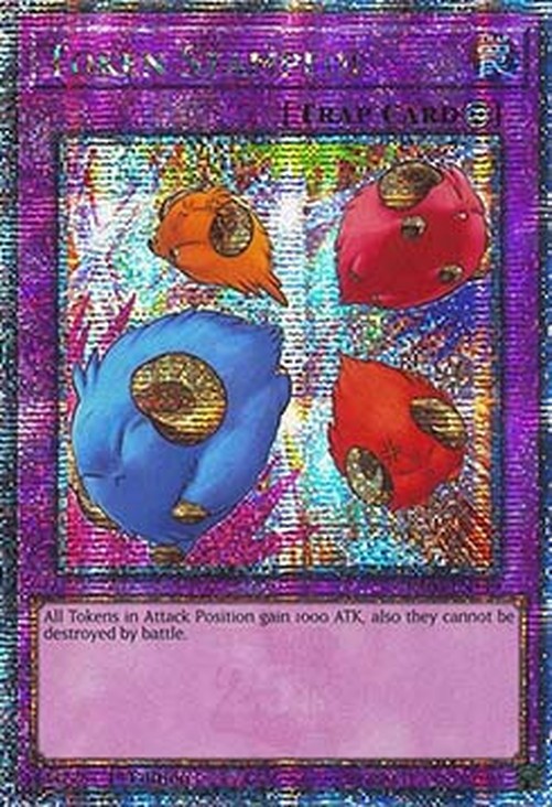Yu-Gi-Oh! RA04 Token Stampede (V.2 - Quarter Century Secret Rare)