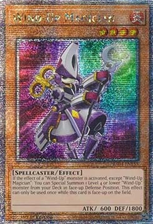 Yu-Gi-Oh! RA04 Wind-Up Magician (V.2 - Quarter Century Secret Rare)