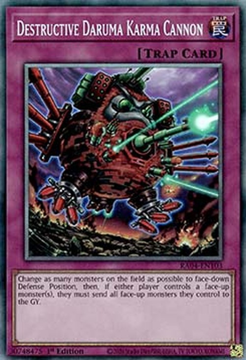 Yu-Gi-Oh! RA04 Destructive Daruma Karma Cannon (V.6 - Collectors Rare)