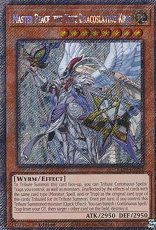 Yu-Gi-Oh! RA04 Master Peace, the True Dracoslaying King (V.1 - Platinum Sec