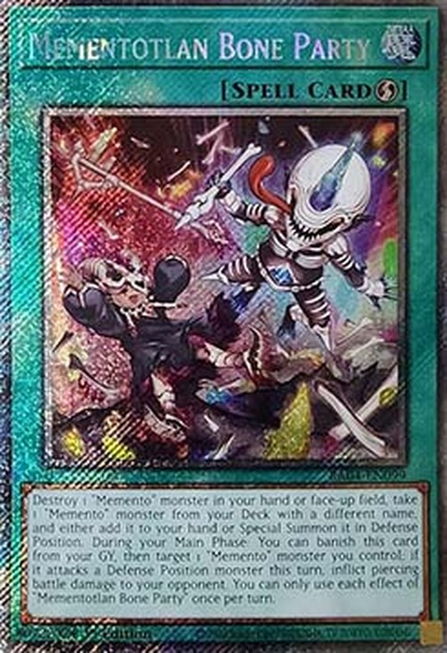 Yu-Gi-Oh! RA04 Mementotlan Bone Party (V.4 - Platinum Secret Rare)