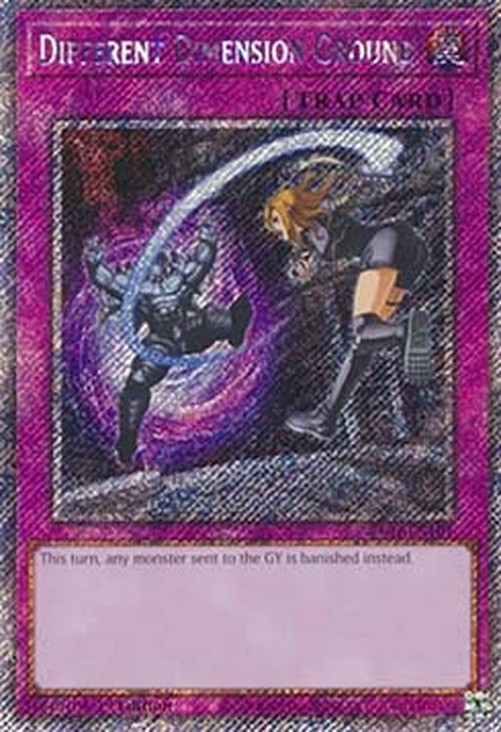 Yu-Gi-Oh! RA04 Different Dimension Ground (V.4 - Platinum Secret Rare)