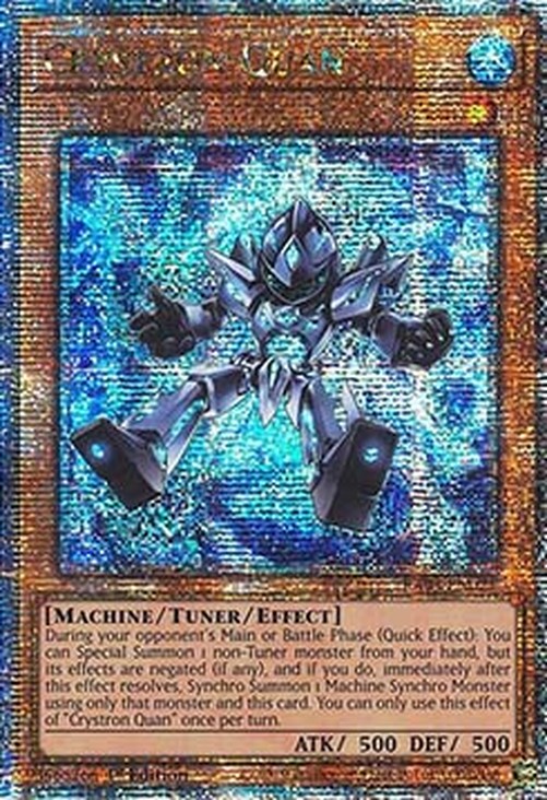 Yu-Gi-Oh! RA04 Crystron Quan (V.5 - Quarter Century Secret Rare)