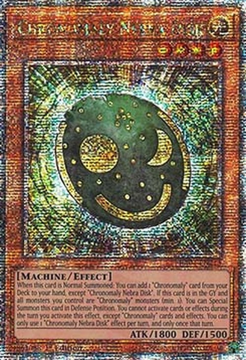 Yu-Gi-Oh! RA04 Chronomaly Nebra Disk (V.2 - Quarter Century Secret Rare)