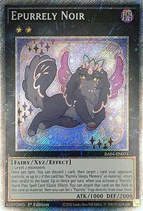Yu-Gi-Oh! RA04 Epurrely Noir (V.4 - Platinum Secret Rare)