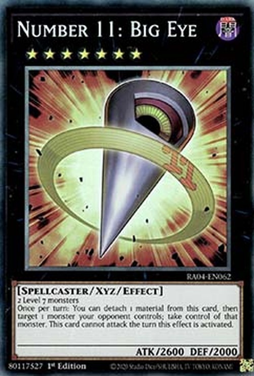 Yu-Gi-Oh! RA04 Number 11: Big Eye (V.6 - Collectors Rare)