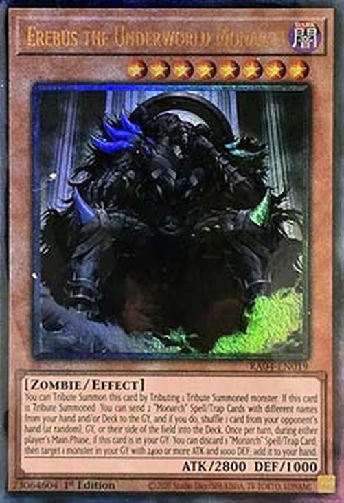 Yu-Gi-Oh! RA04 Erebus the Underworld Monarch (V.7 - Ultimate Rare)