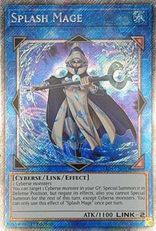 Yu-Gi-Oh! RA04 Splash Mage (V.4 - Platinum Secret Rare)