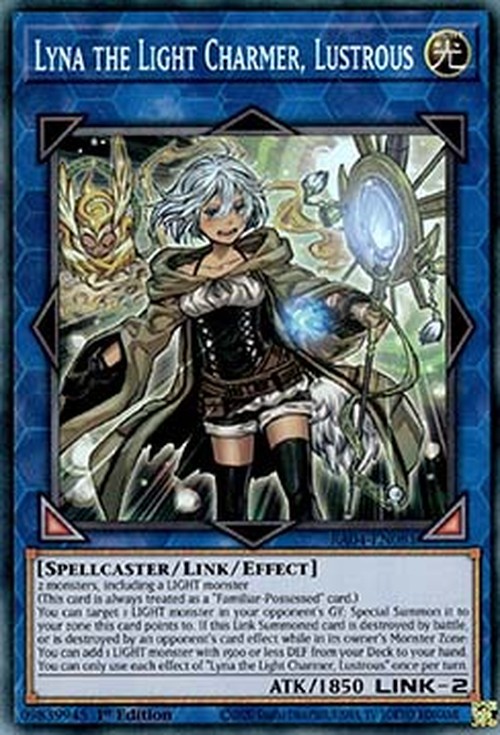 Yu-Gi-Oh! RA04 Lyna the Light Charmer, Lustrous (V.6 - Collectors Rare)