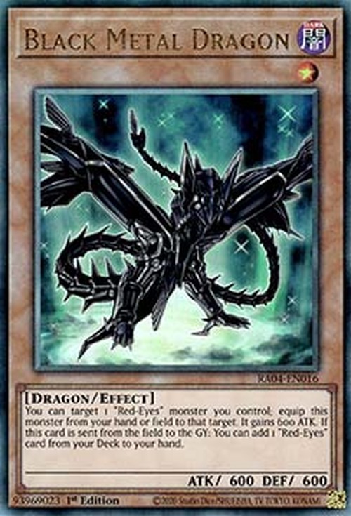 Yu-Gi-Oh! RA04 Black Metal Dragon (V.7 - Ultimate Rare)