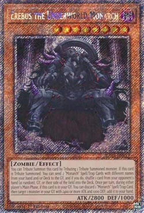 Yu-Gi-Oh! RA04 Erebus the Underworld Monarch (V.4 - Platinum Secret Rare)