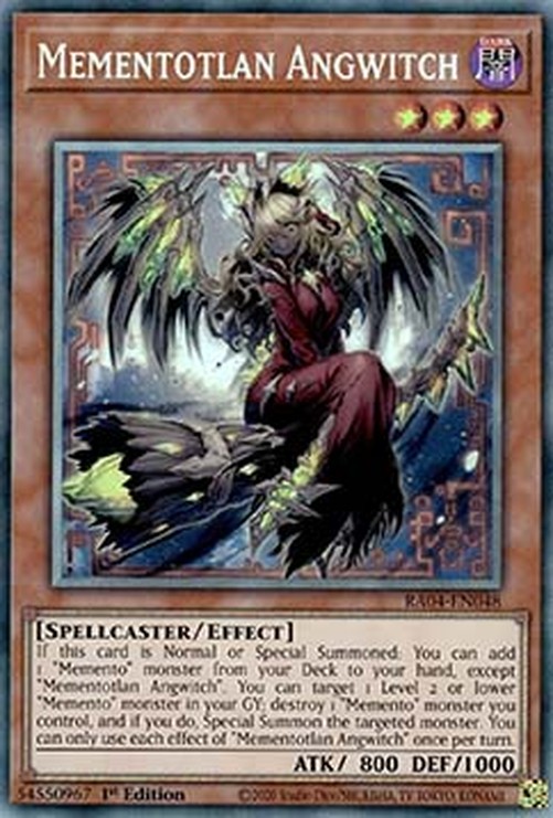 Yu-Gi-Oh! RA04 Mementotlan Angwitch (V.6 - Collectors Rare)