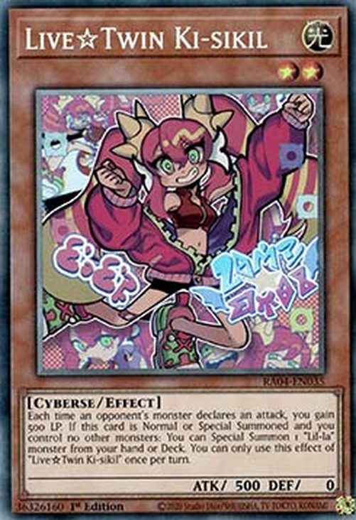 Yu-Gi-Oh! RA04 LiveTwin Ki-sikil (V.6 - Collectors Rare)
