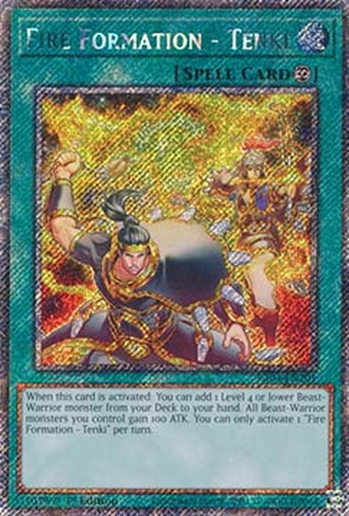 Yu-Gi-Oh! RA04 Fire Formation - Tenki (V.1 - Platinum Secret Rare)