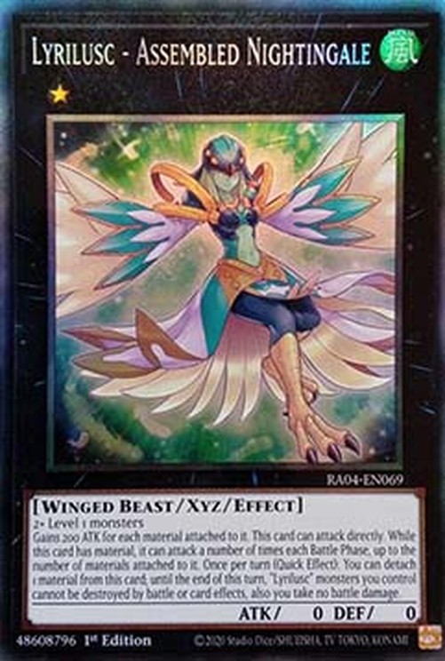 Yu-Gi-Oh! RA04 Lyrilusc - Assembled Nightingale (V.6 - Collectors Rare)