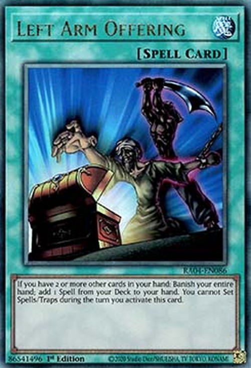 Yu-Gi-Oh! RA04 Left Arm Offering (V.7 - Ultimate Rare)