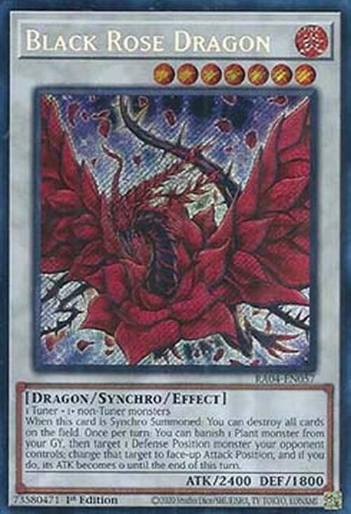 Yu-Gi-Oh! RA04 Black Rose Dragon (V.3 - Secret Rare)