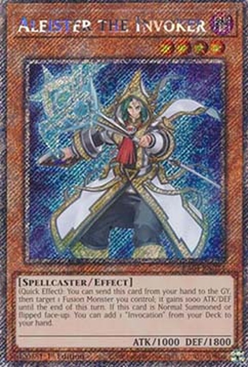 Yu-Gi-Oh! RA04 Aleister the Invoker (V.4 - Platinum Secret Rare)