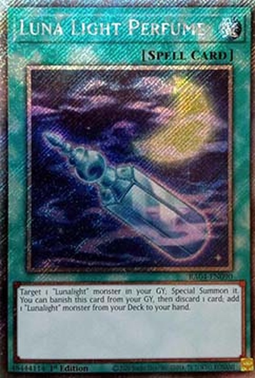 Yu-Gi-Oh! RA04 Luna Light Perfume (V.4 - Platinum Secret Rare)