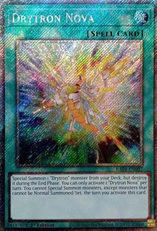 Yu-Gi-Oh! RA04 Drytron Nova (V.4 - Platinum Secret Rare)