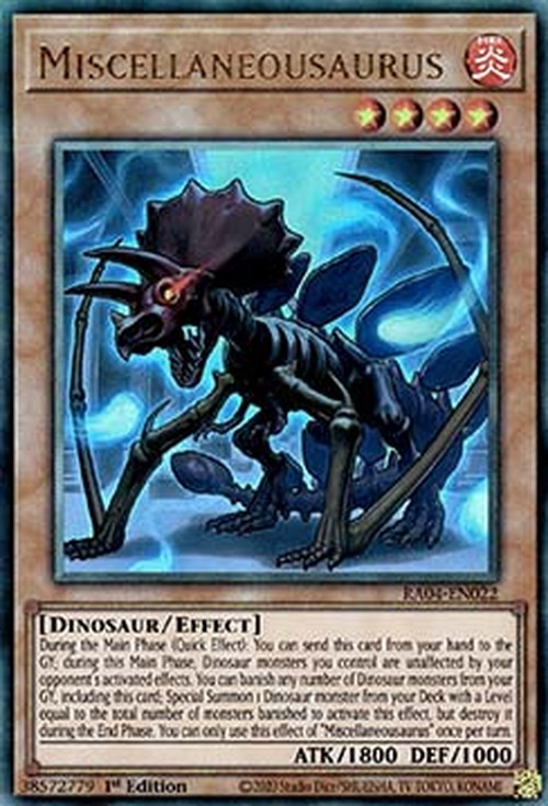 Yu-Gi-Oh! RA04 Miscellaneousaurus (V.7 - Ultimate Rare)