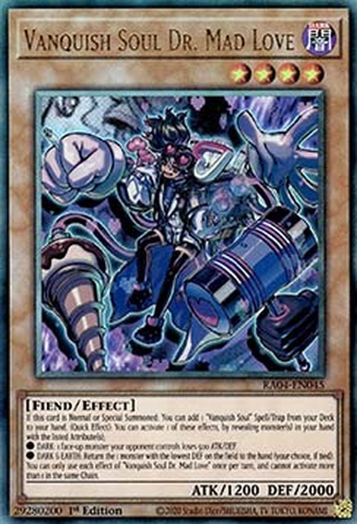 Yu-Gi-Oh! RA04 Vanquish Soul Dr. Mad Love (V.7 - Ultimate Rare)