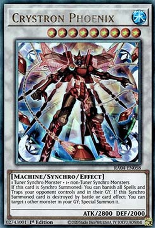 Yu-Gi-Oh! RA04 Crystron Phoenix (V.7 - Ultimate Rare)