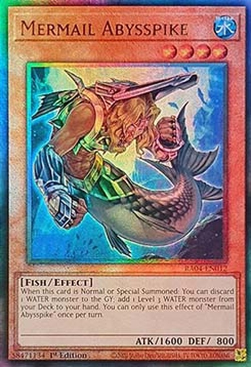 Yu-Gi-Oh! RA04 Mermail Abysspike (V.7 - Ultimate Rare)