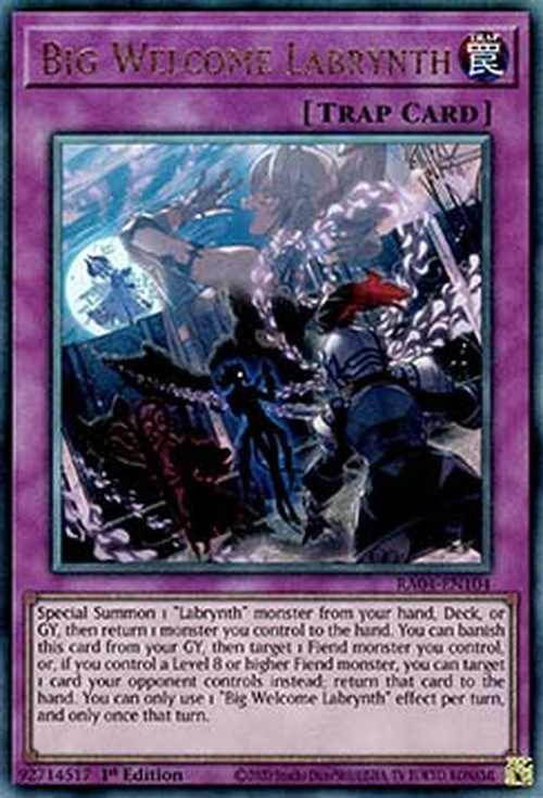 Yu-Gi-Oh! RA04 Big Welcome Labrynth (V.7 - Ultimate Rare)