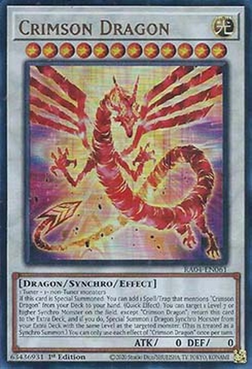 Yu-Gi-Oh! RA04 Crimson Dragon (V.2 - Ultra Rare)