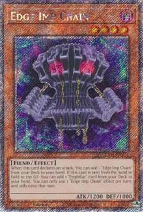 Yu-Gi-Oh! RA04 Edge Imp Chain (V.4 - Platinum Secret Rare)
